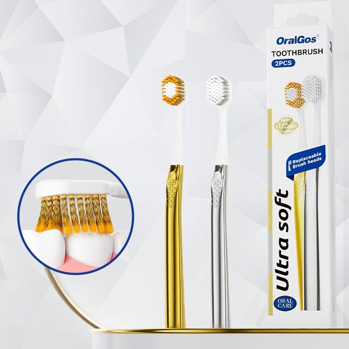 Oralgos Ultra Soft  0.12мм Нарийн зөөлөн үстэй хос сойз