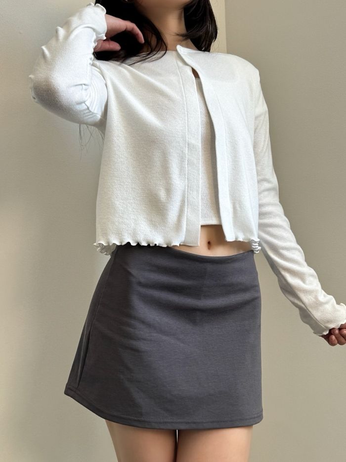 Powder cardigan (white)