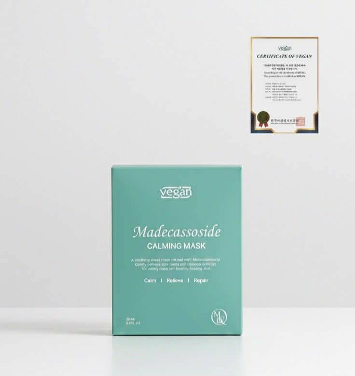 Vegan Madecassoside calming mask