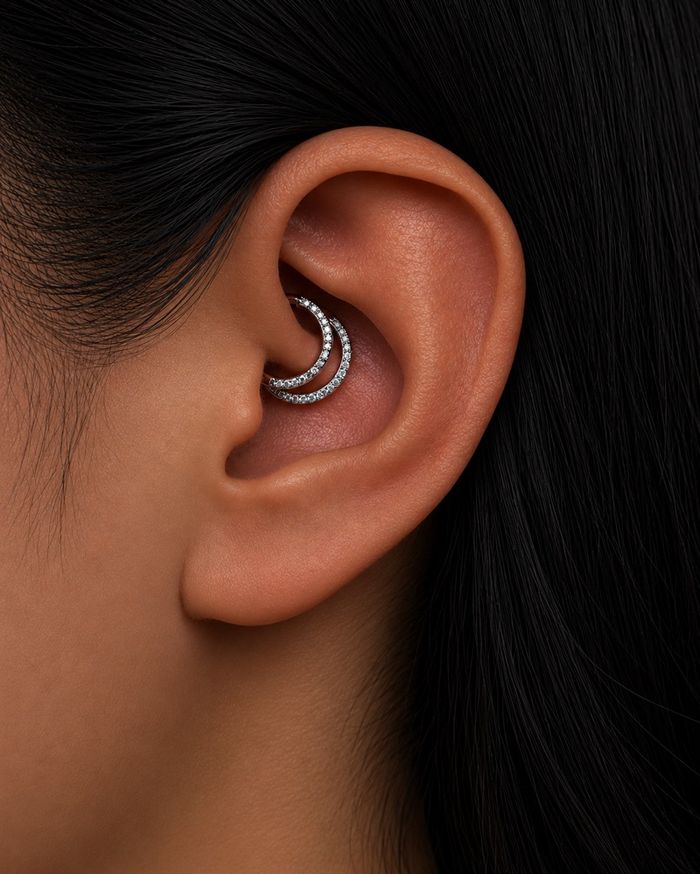 Septum piercing