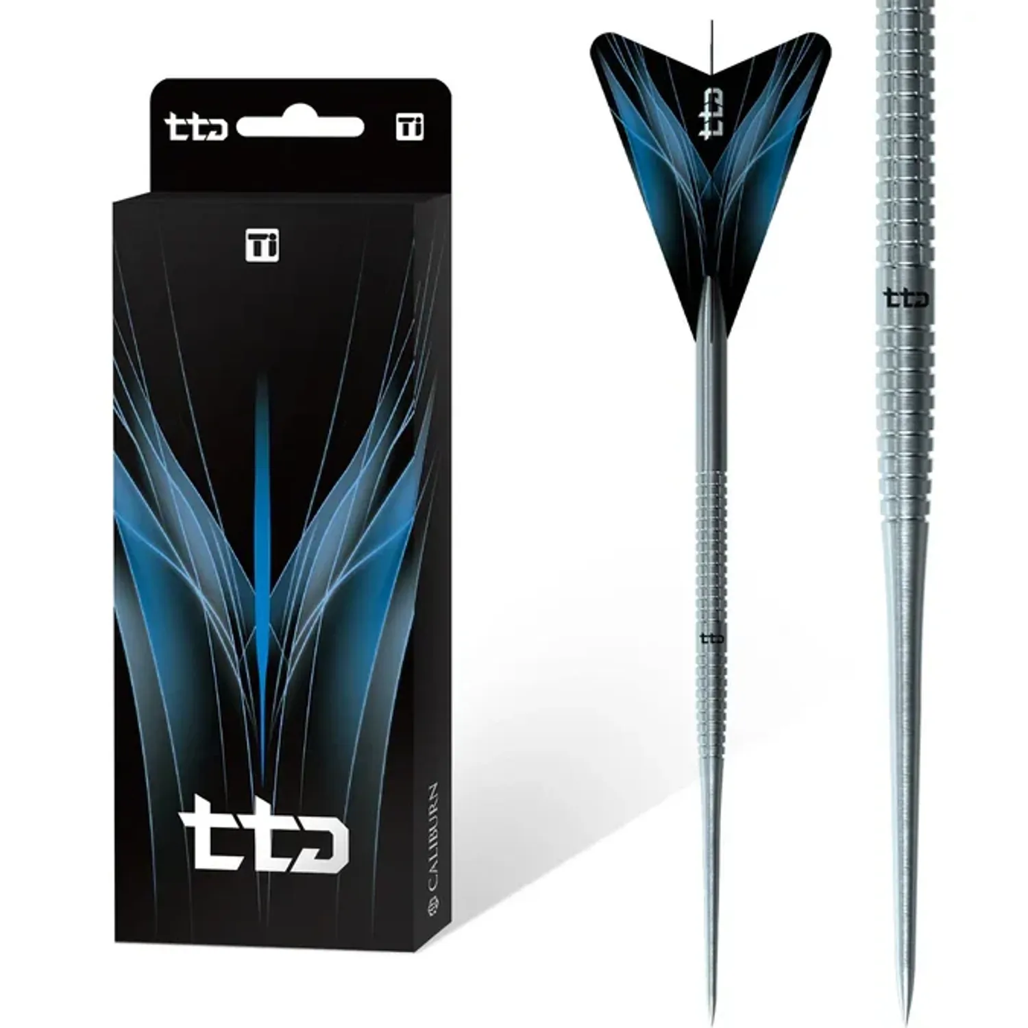 CALIBURN TTD Darts - Complete Titanium Dart - T1 - Silver