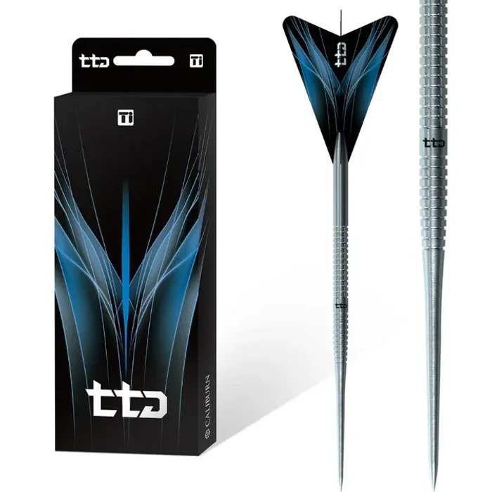 CALIBURN TTD Darts - Complete Titanium Dart - T1 - Silver