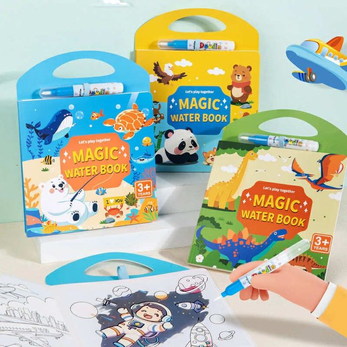 Magic water book-Animal style