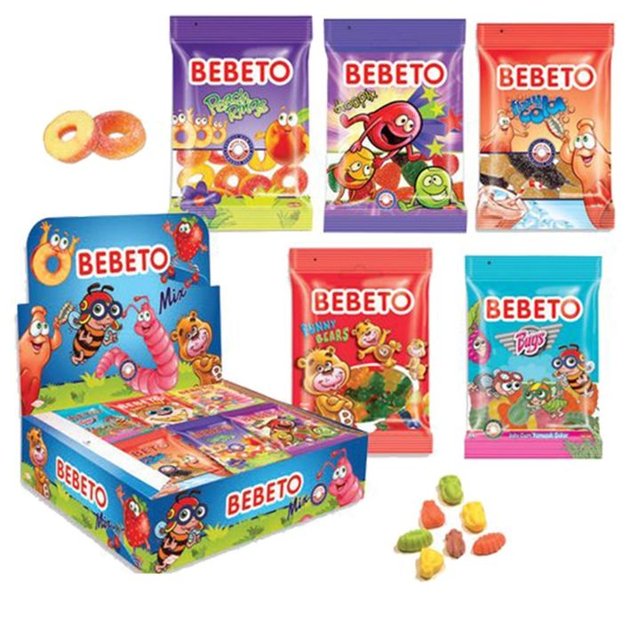 Чихэр резинэн Bebeto 36ш 20гр