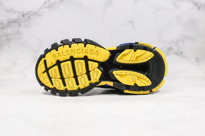 Balenciaga track runners blue yellow Michigan