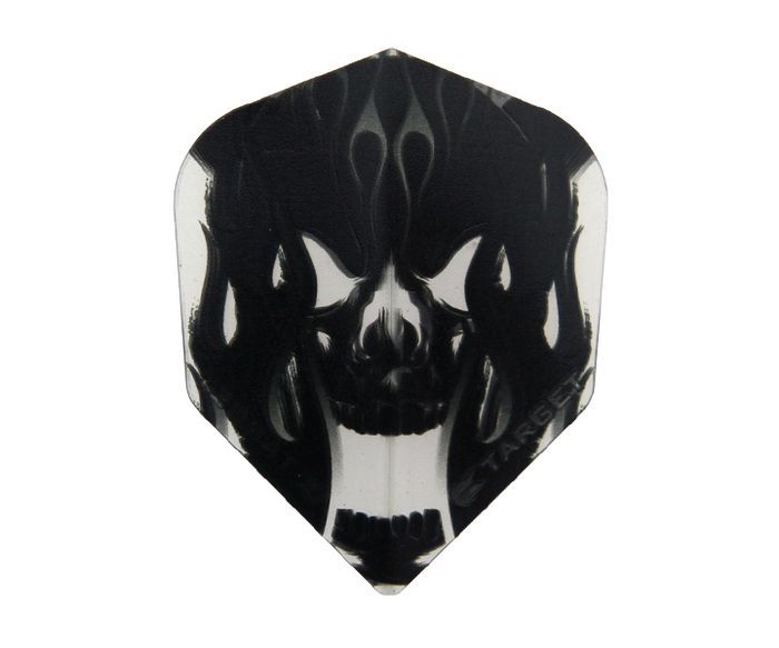 Target Vision Black Flame Skull 117810