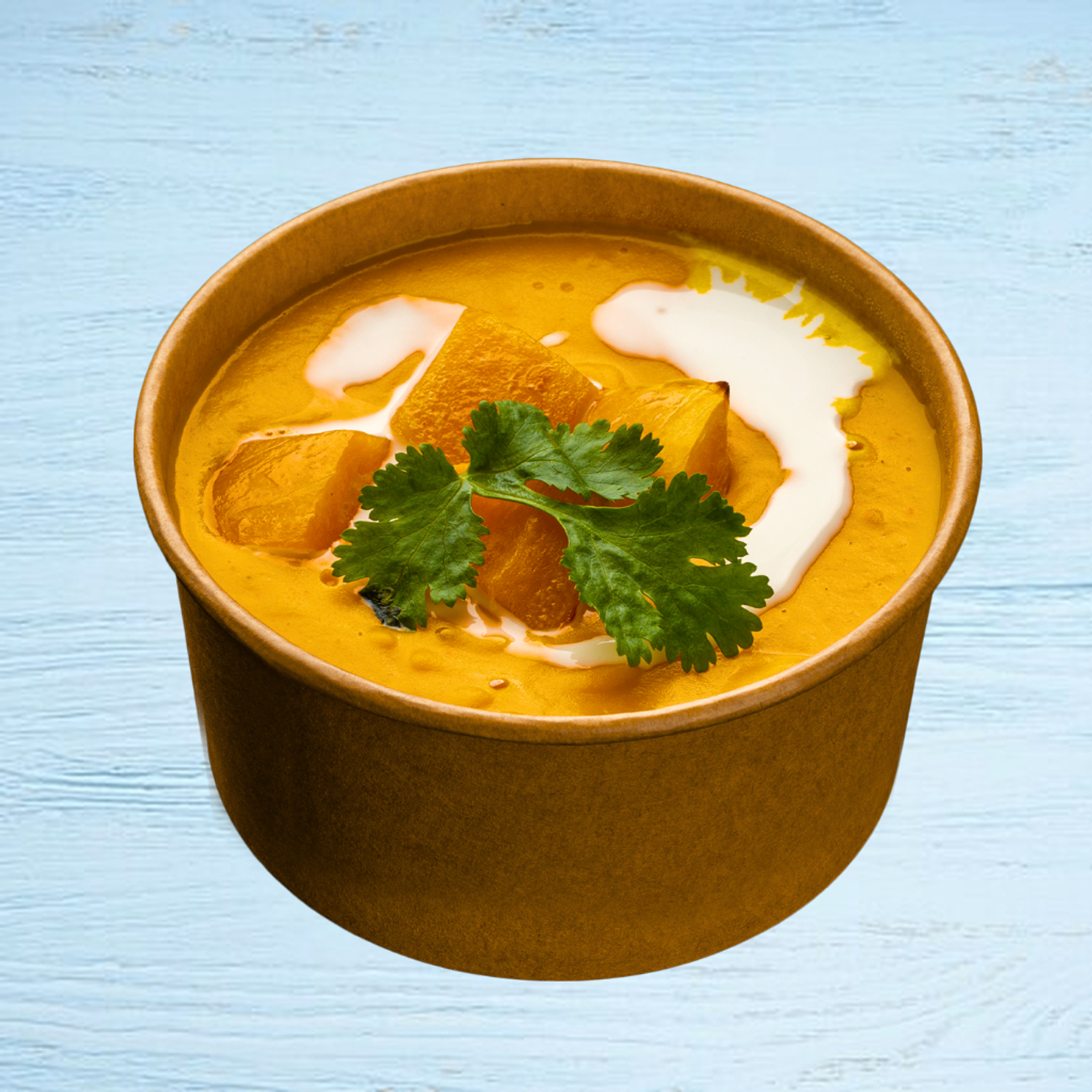 Creamy pumpkin soup