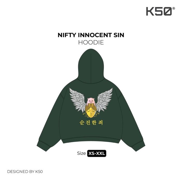 Pre-Order | Johnny & Angel Hoodie (NS) | Green
