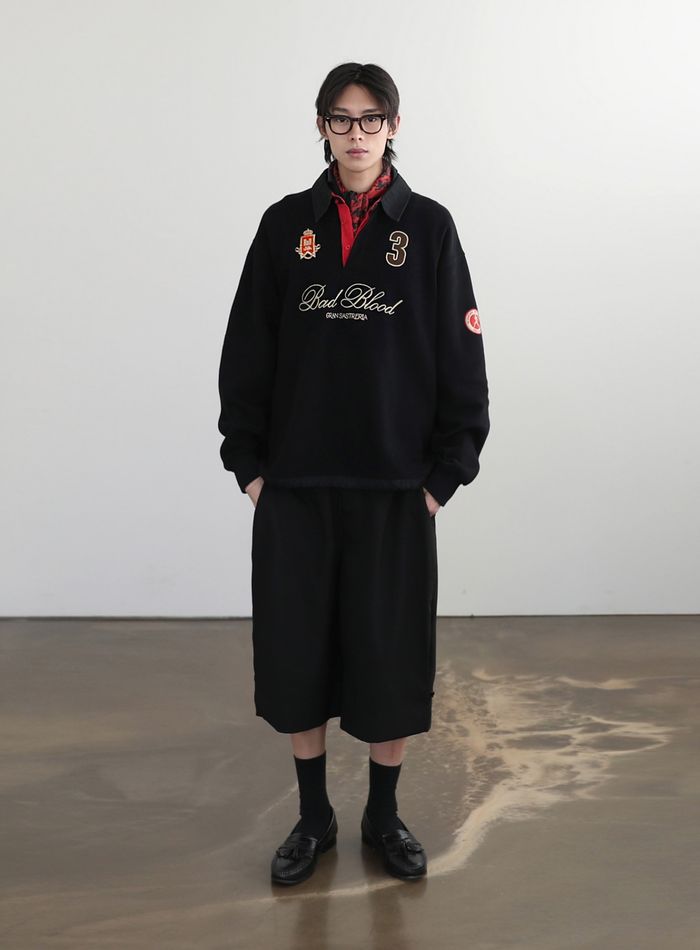 Royal Classic Rugby Shirt - Black