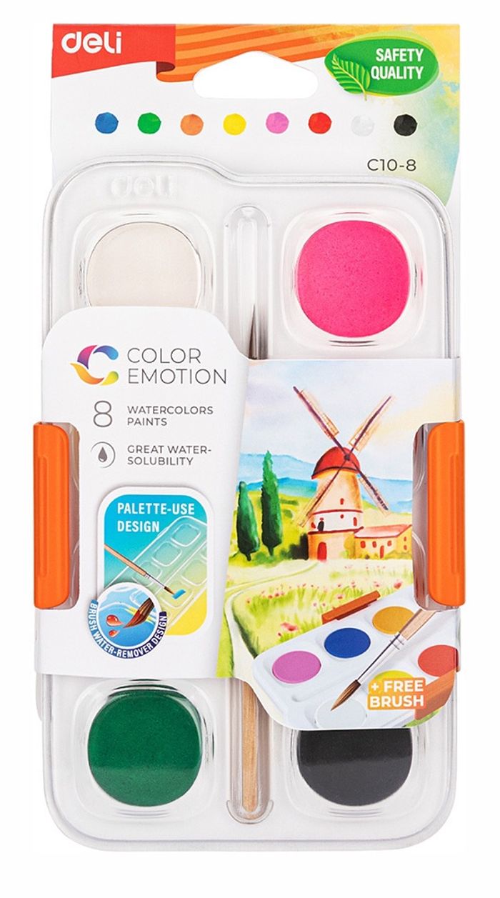 Watercolor paint 8colors