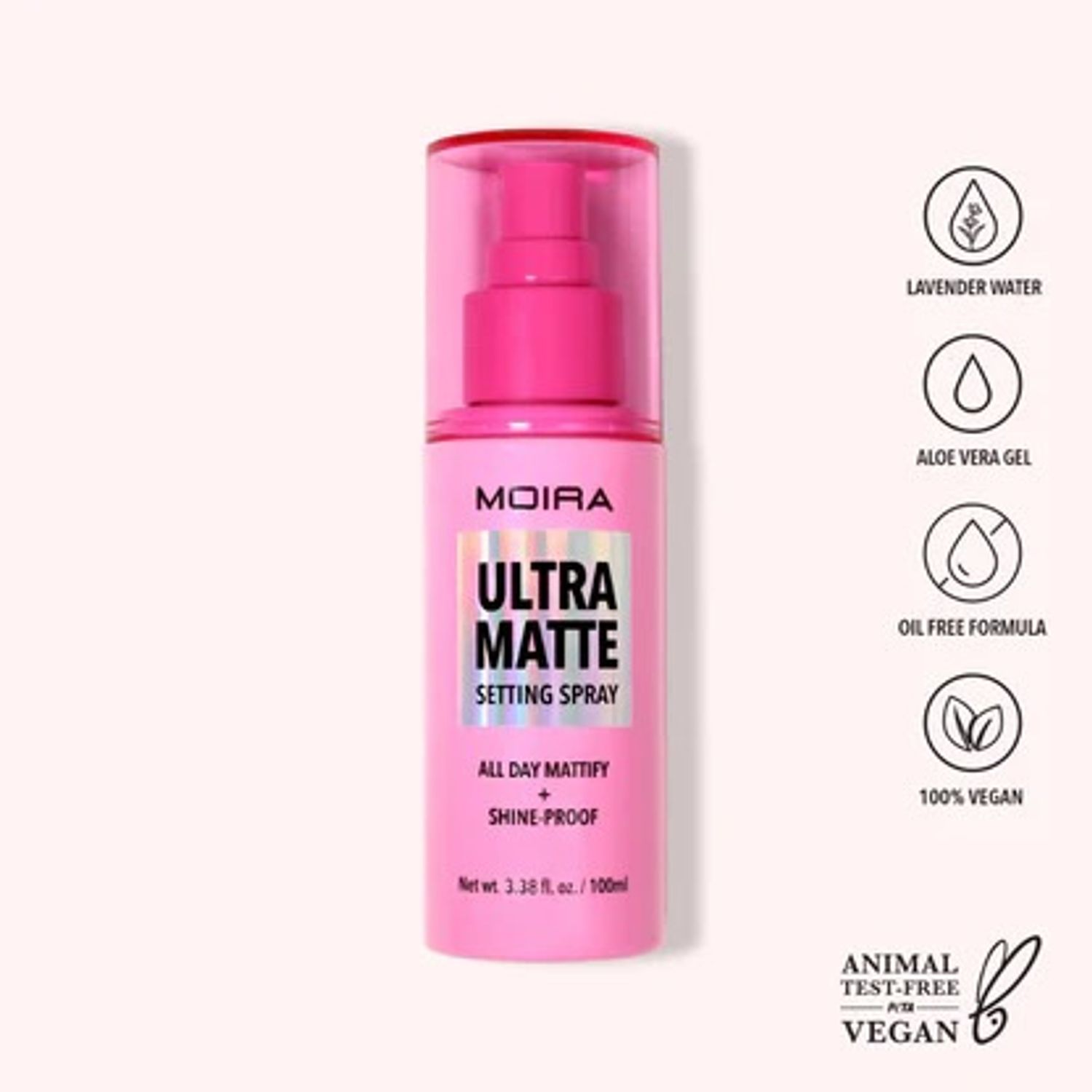 Moira Ultra matte setting spray 