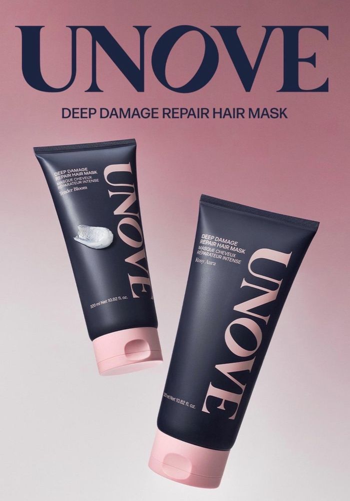 UNOVE DEEP DAMAGE REPAIR HAIR MASK 320ML (TENDER BLOOM)