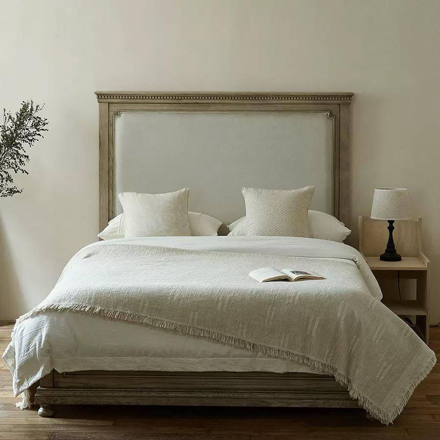 Цэвэр даавуун сайн чанарын маалинган дан орны бүтээлэг