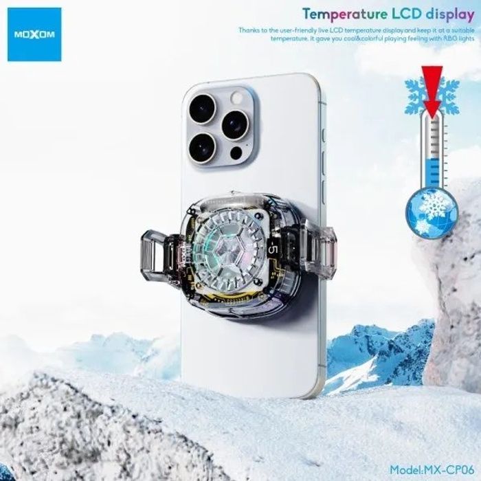 Moxom CP06 Температурын LCD Дэлгэцтэй Утас Хөргүүр 