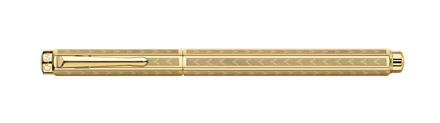 Caran d'Ache  ECRIDOR™ CHEVRON Gold Rollerball Pen