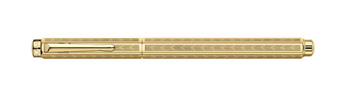 Caran d'Ache  ECRIDOR™ CHEVRON Gold Rollerball Pen