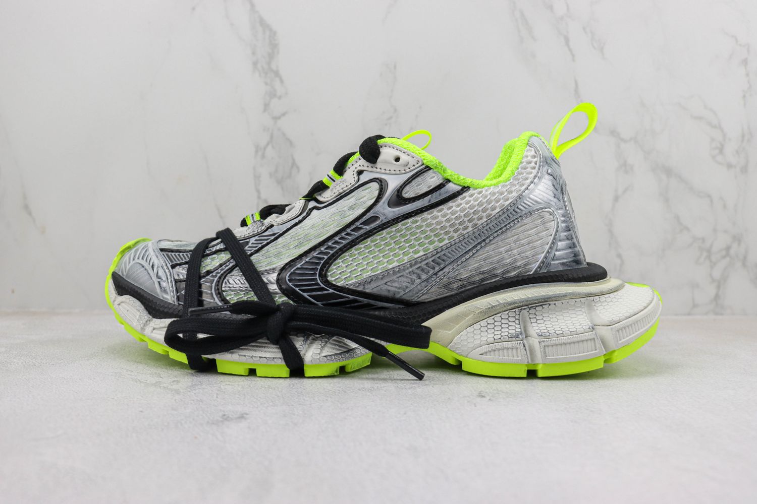 Balenciaga 3XL Silver Black Lime