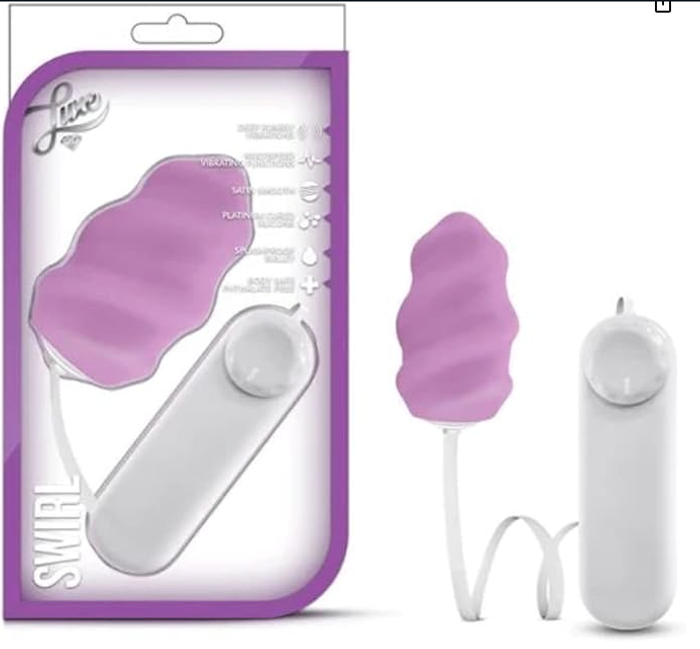 Swirl - Bullet With Silicone Sleeve - Purple