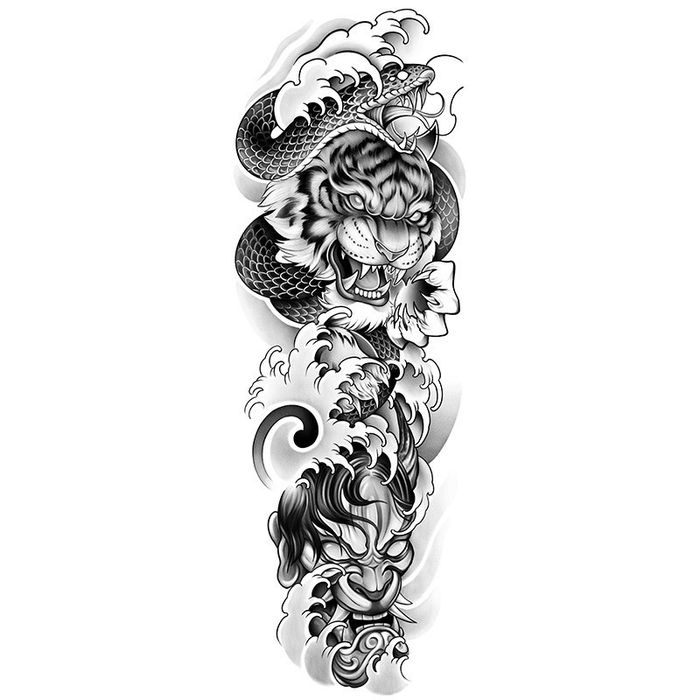 Гар бүтэн Бар ороосон Могой