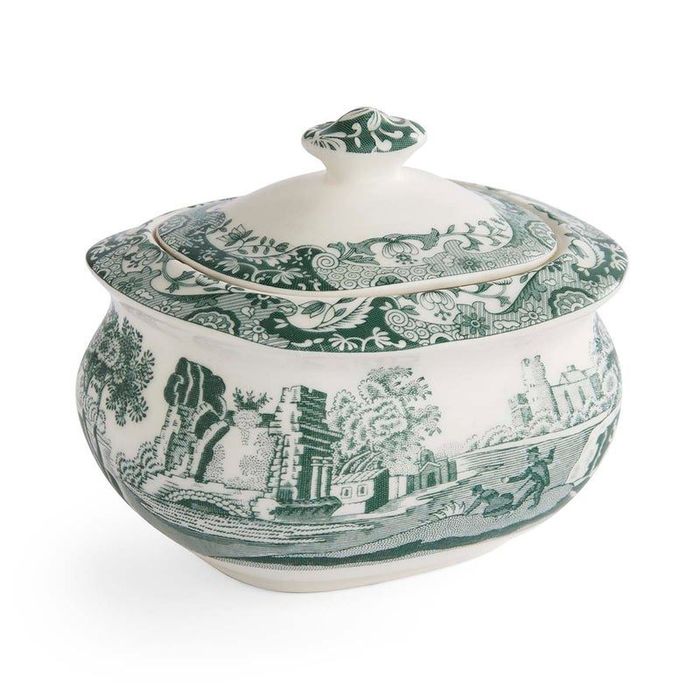 Spode Heritage Green Italian Lidded Sugar Bowl 250ml