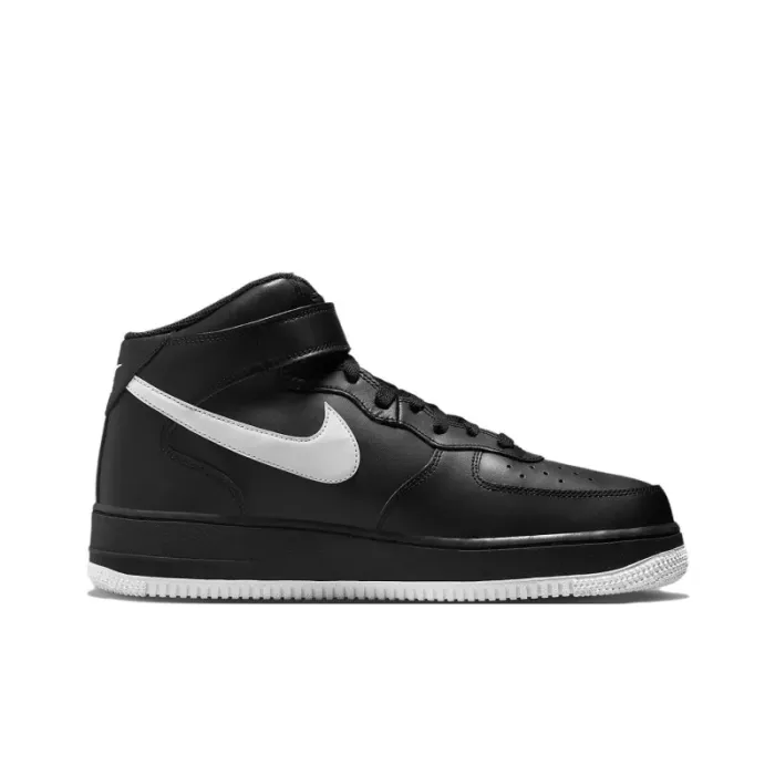 Nike Air Force 1 Mid '07 Black White Sole
