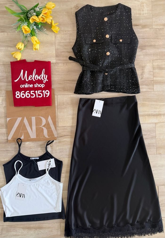 zara silk yubka har( tortoi)