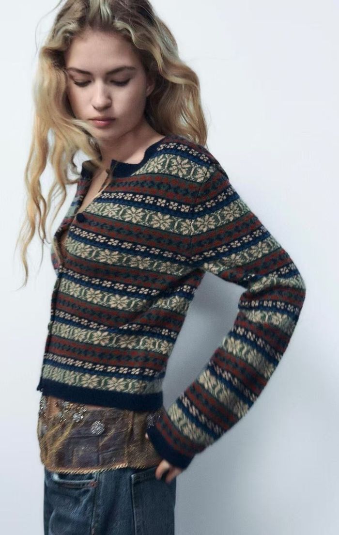 zara heetei cardigan