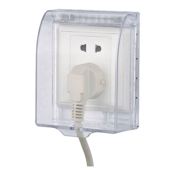 Waterproof box, IP55, Transparent