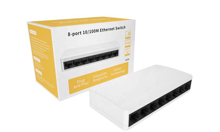 Tenda S108 8-Port 10/100Mbps Desktop Network Switch