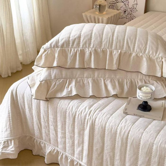 Маалинган цэвэр даавуун ширмэл орны бүтээлэг