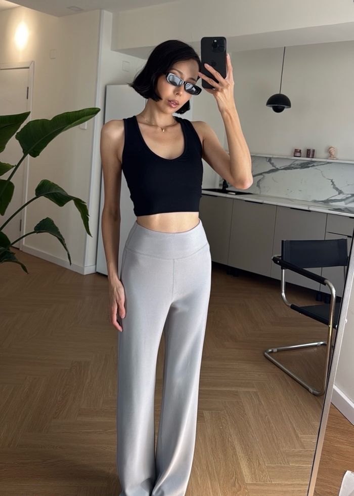 Velvet Straight Pants