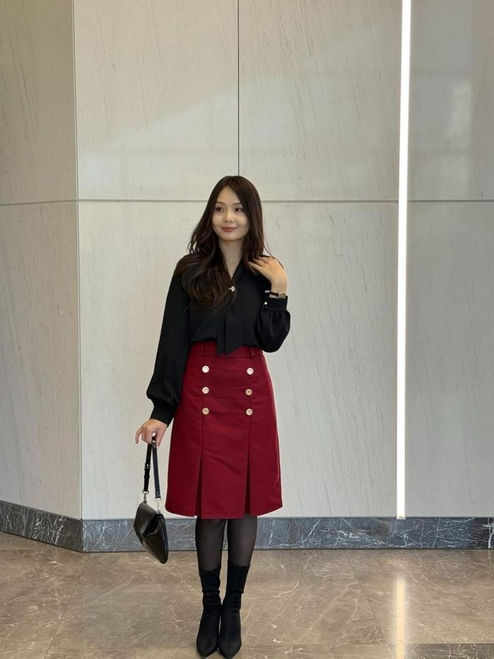 Тансаг хар цамц юбканы хослол