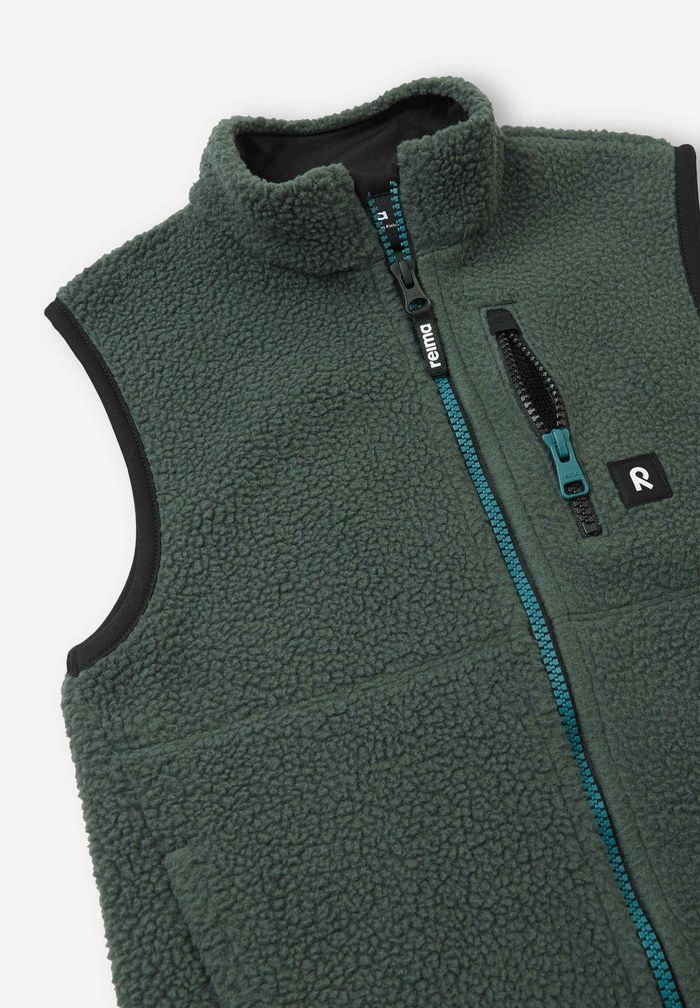 Vest, Turkis-Thyme green