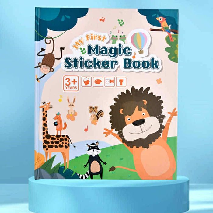 Magic sticker book - wizard