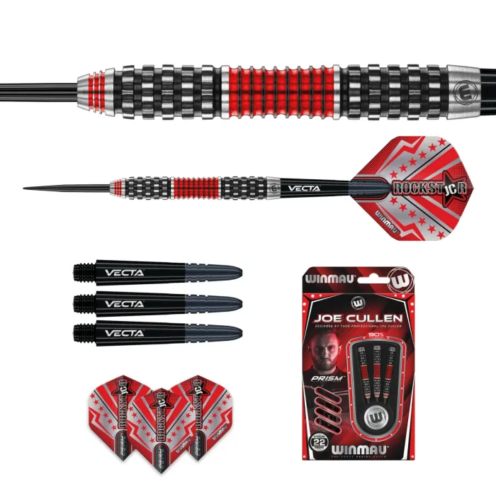 Winmau JOE CULLEN Rockstar Series Tungsten 90% Steel Tip