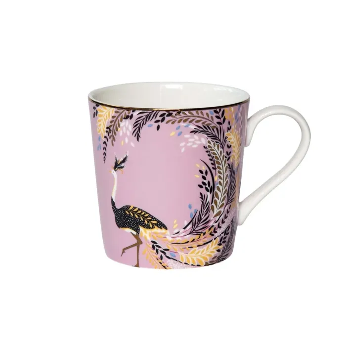 Ostrich Tail Feathers Boxed Mug_0.34L Sara Miller