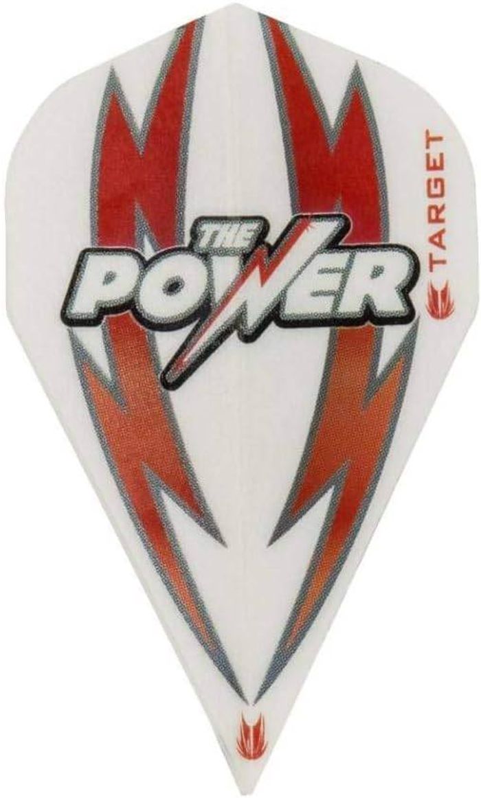 Target Power Arc Bolt White/Red Vapor Flights - Phil Taylor