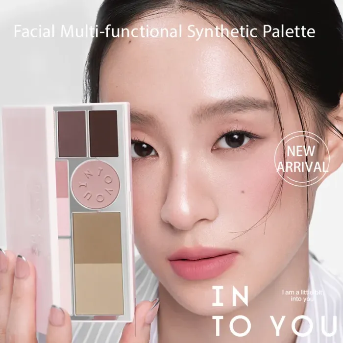 INTO YOU Facial Multi-functional Synthetic Palette  / FM02 Misty Mauve /