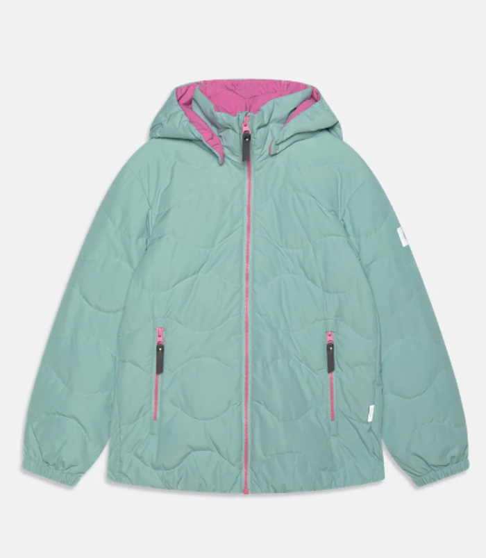 Down jacket, Fossila Cool green