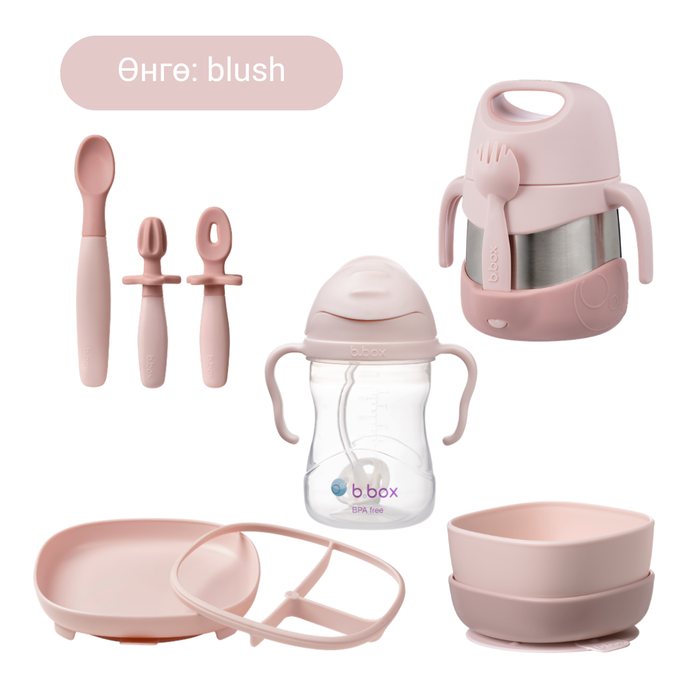 Бор хоолны иж бүрэн багц / The Ultimate Solid Food Bundle - blush
