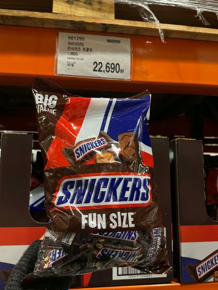 Snickers fun size 1.36kg