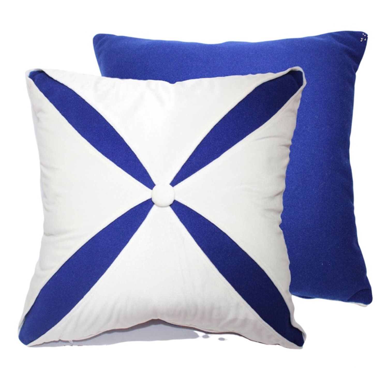 цэнхэр дээр 4 талаасаа цагаан оруулгатай