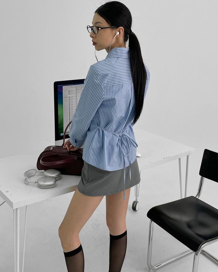 Wellin Waist Stripe Shirt 