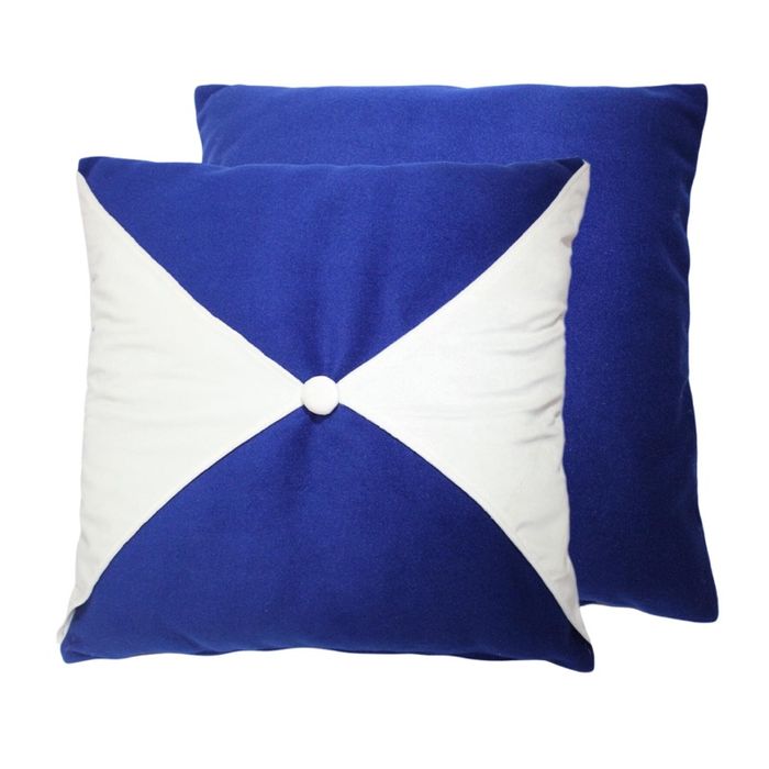 цэнхэр дээр  цагаан хосолсон