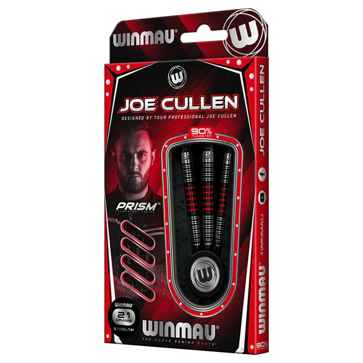 Winmau JOE CULLEN Tungsten 90% Steel Tip