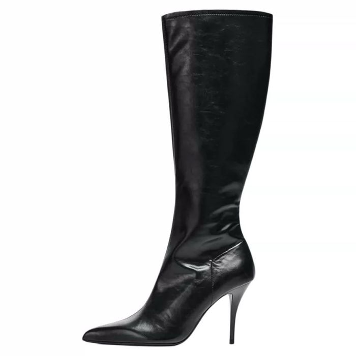 8cm High knee boots 
