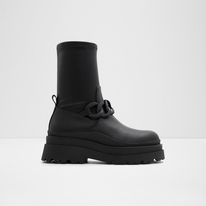GRANDIOSE-1-Jet Black-L Cas Boots