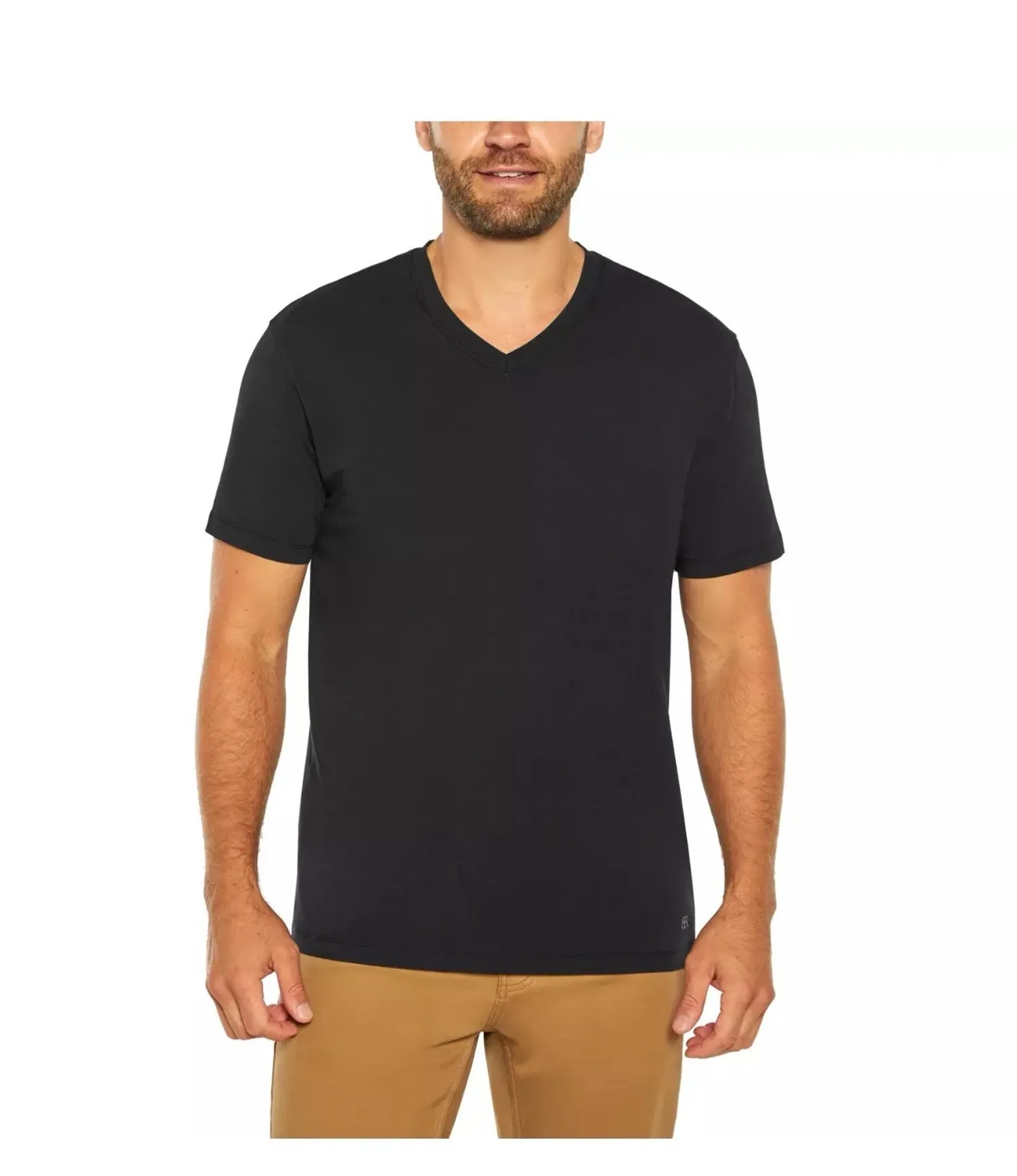 3-Pack BANANA REPUBLIC Men's V-neck T-shirt, Black, Size XL
