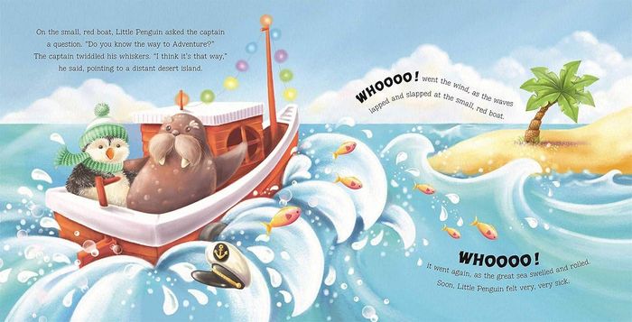 Little Penguin's Big Adventure: With Glitter Pouch