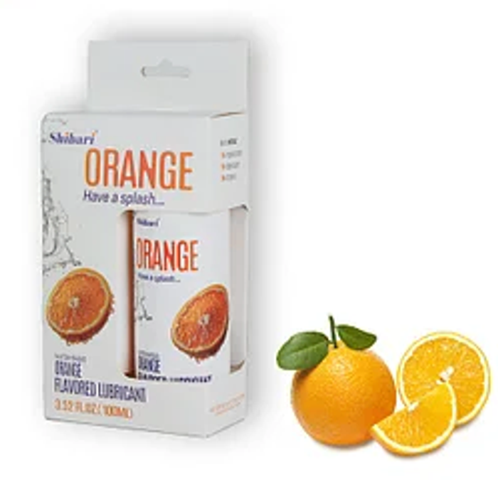 Shibari flavored lubricant orange